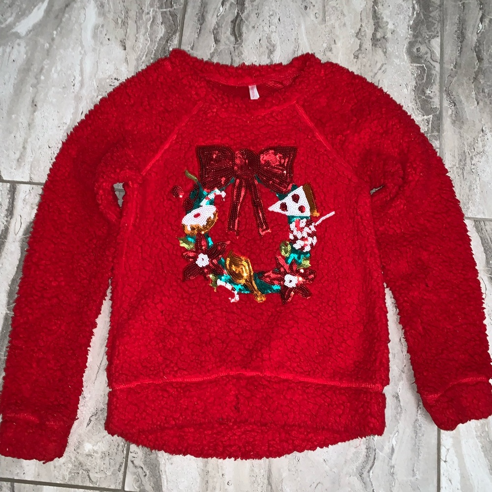 Ugly food sweater 
Size: XS